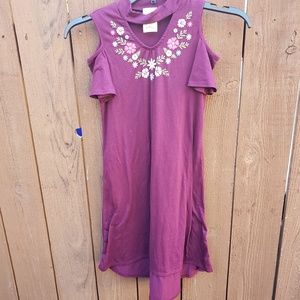 Lily Bleu off the shoulder girls dress